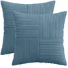 Pagalvėlės užvalkalas 2 pcs ALMELO Mėlyna 50 x 50 cm mančester