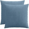 Pagalvėlės užvalkalas 2 pcs ALMELO Mėlyna 55 x 55 cm mančester