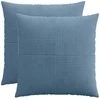 Pagalvėlės užvalkalas 2 pcs ALMELO Mėlyna 80 x 80 cm mančester