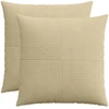Pagalvėlės užvalkalas 2 pcs ALMELO Pilkai žalia 65 x 65 cm