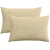 Pagalvėlės užvalkalas 2 pcs ALMELO Pilkai žalia 40 x 60 cm