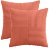 Pagalvėlės užvalkalas 2 pcs ALMELO Raudona oranžinė 30 x 30 cm