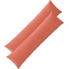 Pagalvėlės užvalkalas 2 pcs ALMELO Raudona oranžinė 40 x 145 cm