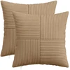 Pagalvėlės užvalkalas 2 pcs ALMELO Ruda 50 x 50 cm mančester