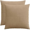 Pagalvėlės užvalkalas 2 pcs ALMELO Ruda 70 x 70 cm mančester