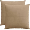 Pagalvėlės užvalkalas 2 pcs ALMELO Ruda 65 x 65 cm mančester