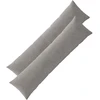 Pagalvėlės užvalkalas 2 pcs ALMELO Šviesiai pilka 40 x 145 cm