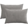 Pagalvėlės užvalkalas 2 pcs ALMELO Šviesiai pilka 40 x 60 cm