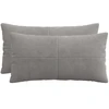 Pagalvėlės užvalkalas 2 pcs ALMELO Šviesiai pilka 40 x 80 cm