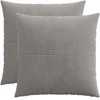Pagalvėlės užvalkalas 2 pcs ALMELO Šviesiai pilka 65 x 65 cm