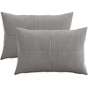 Pagalvėlės užvalkalas 2 pcs ALMELO Šviesiai pilka 50 x 80 cm