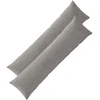 Pagalvėlės užvalkalas 2 pcs ALMELO Šviesiai pilka 40 x 145 cm