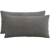 Pagalvėlės užvalkalas 2 pcs ALMELO Tamsiai pilka 40 x 70 cm