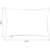 Pagalvėlės užvalkalas 2 pcs ALMELO Žalia 50 x 80 cm mančester