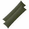 Pagalvėlės užvalkalas 2 pcs ALMELO Žalia 40 x 145 cm mančester