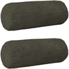 Pagalvėlės užvalkalas 2 pcs HEERLEN Antracito Ø 15 x 40 cm