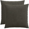 Pagalvėlės užvalkalas 2 pcs HEERLEN Antracito 65 x 65 cm