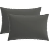 Pagalvėlės užvalkalas 2 pcs HEERLEN Antracito 40 x 60 cm