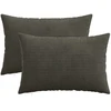 Pagalvėlės užvalkalas 2 pcs HEERLEN Antracito 50 x 80 cm