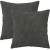 Pagalvėlės užvalkalas 2 pcs HEERLEN Antracito 50 x 50 cm