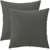 Pagalvėlės užvalkalas 2 pcs HEERLEN Antracito 50 x 50 cm