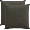 Pagalvėlės užvalkalas 2 pcs HEERLEN Antracito 55 x 55 cm