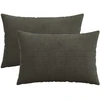Pagalvėlės užvalkalas 2 pcs HEERLEN Antracito 50 x 80 cm