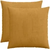 Pagalvėlės užvalkalas 2 pcs HEERLEN Geltona 55 x 55 cm