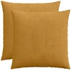 Pagalvėlės užvalkalas 2 pcs HEERLEN Geltona 60 x 60 cm
