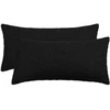 Pagalvėlės užvalkalas 2 pcs HEERLEN Juoda 40 x 70 cm Bouclé