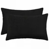 Pagalvėlės užvalkalas 2 pcs HEERLEN Juoda 40 x 60 cm Bouclé