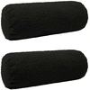 Pagalvėlės užvalkalas 2 pcs HEERLEN Juoda Ø 15 x 40 cm Bouclé