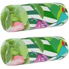 Pagalvėlės užvalkalas 2 pcs HEERLEN Juoda Ø 15 x 40 cm