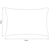 Pagalvėlės užvalkalas 2 pcs HEERLEN Juoda 40 x 60 cm Flanelė