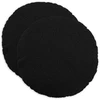Pagalvėlės užvalkalas 2 pcs HEERLEN Juoda Ø 40 cm Bouclé