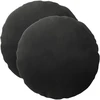 Pagalvėlės užvalkalas 2 pcs HEERLEN Juoda Ø 40 cm Aksomas