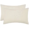 Pagalvėlės užvalkalas 2 pcs HEERLEN Kreminė 40 x 60 cm Bouclé