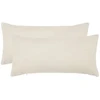 Pagalvėlės užvalkalas 2 pcs HEERLEN Kreminė 40 x 70 cm Bouclé