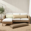Pagalvėlės užvalkalas 2 pcs HEERLEN Kreminė 40 x 145 cm