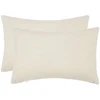Pagalvėlės užvalkalas 2 pcs HEERLEN Kreminė 30 x 50 cm Bouclé