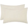 Pagalvėlės užvalkalas 2 pcs HEERLEN Kreminė 50 x 75 cm Bouclé