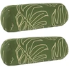 Pagalvėlės užvalkalas 2 pcs HEERLEN Lapų dizainas Ø 15 x 40 cm