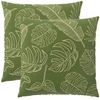 Pagalvėlės užvalkalas 2 pcs HEERLEN Lapų dizainas 65 x 65 cm