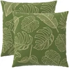 Pagalvėlės užvalkalas 2 pcs HEERLEN Lapų dizainas 60 x 60 cm