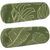Pagalvėlės užvalkalas 2 pcs HEERLEN Lapų dizainas Ø 15 x 40 cm
