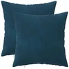 Pagalvėlės užvalkalas 2 pcs HEERLEN Mėlyna 35 x 35 cm Aksomas