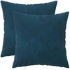 Pagalvėlės užvalkalas 2 pcs HEERLEN Mėlyna 45 x 45 cm Aksomas