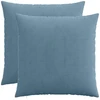 Pagalvėlės užvalkalas 2 pcs HEERLEN Mėlyna 60 x 60 cm mančester