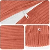 Pagalvėlės užvalkalas 2 pcs HEERLEN Raudona oranžinė Ø 40 cm