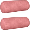 Pagalvėlės užvalkalas 2 pcs HEERLEN Rožinė Ø 15 x 40 cm Aksomas